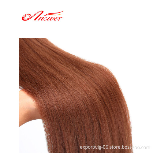 Easy Braid PreStretched Braiding Hair Synthetic Yaki Bulk For Crochet Hair Extension Pre stretched Braiding Hair